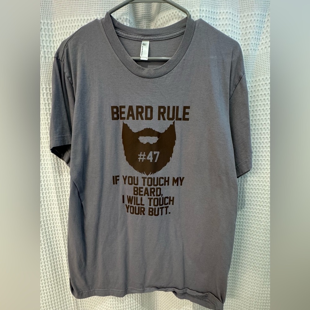 Graphic Tee - Beard Rule - Men’s Size L